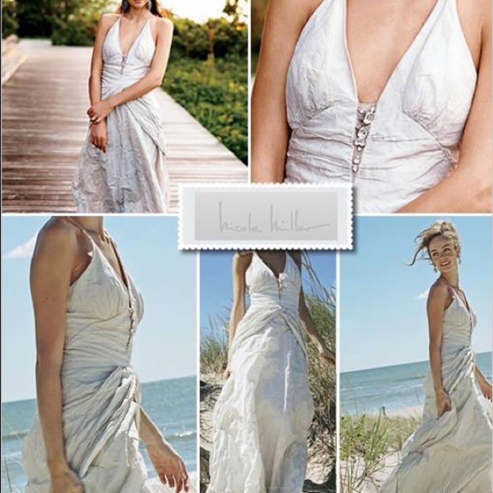 Nicole Miller wedding gown